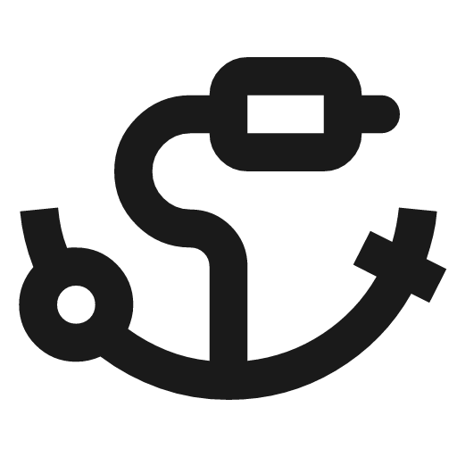 Ventilator outline icon, outline style, from Material Symbols