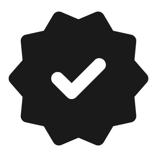 Verified rounded icon, rounded style, from Material Symbols