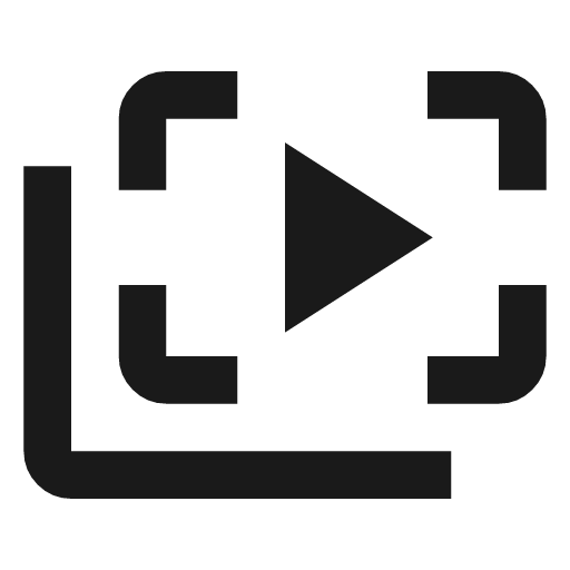 Video frame copy icon, solid style, from Material Symbols