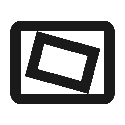 Video stable outline icon, outline style, from Material Symbols