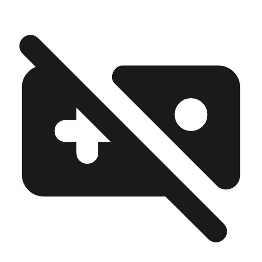 Videogame asset off rounded icon, rounded style, from Material Symbols