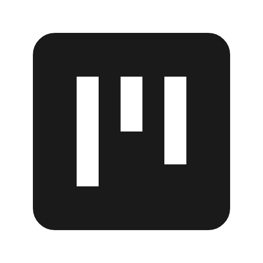 View kanban icon, solid style, from Material Symbols