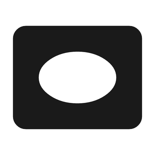 Vignette icon, solid style, from Material Symbols
