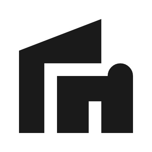 Villa icon, solid style, from Material Symbols