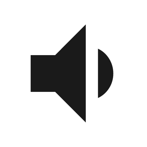 Volume down icon, solid style, from Material Symbols