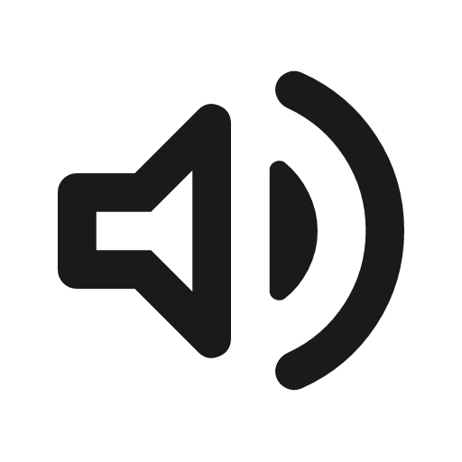 Volume up outline rounded icon, rounded style, from Material Symbols