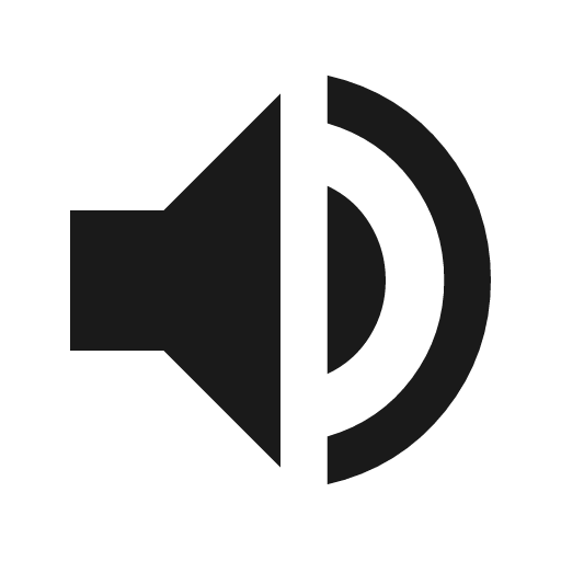 Volume up icon, solid style, from Material Symbols