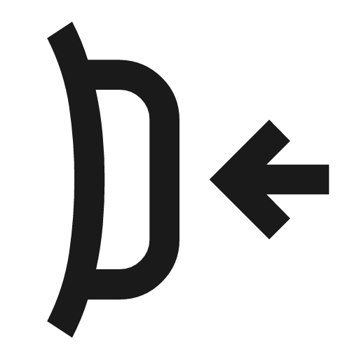 Watch button outline icon, outline style, from Material Symbols
