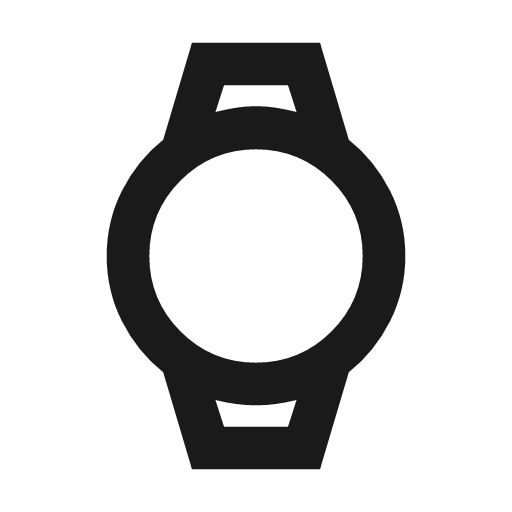Watch outline icon, outline style, from Material Symbols