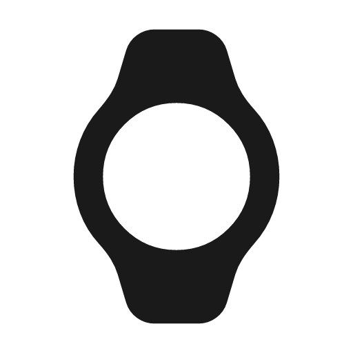 Watch rounded icon, rounded style, from Material Symbols
