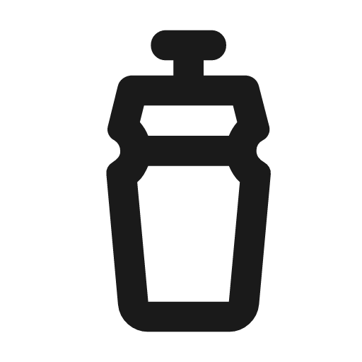 Water bottle outline rounded icon, rounded style, from Material Symbols