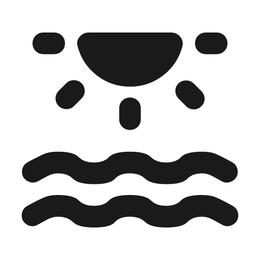 Water lux rounded icon, rounded style, from Material Symbols