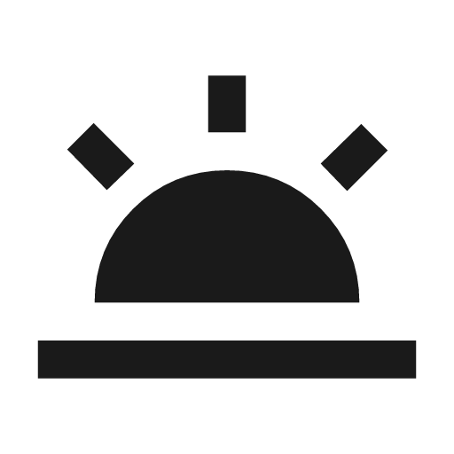 Wb twilight icon, solid style, from Material Symbols