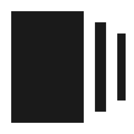 Web stories sharp icon, sharp-cornered style, from Material Symbols