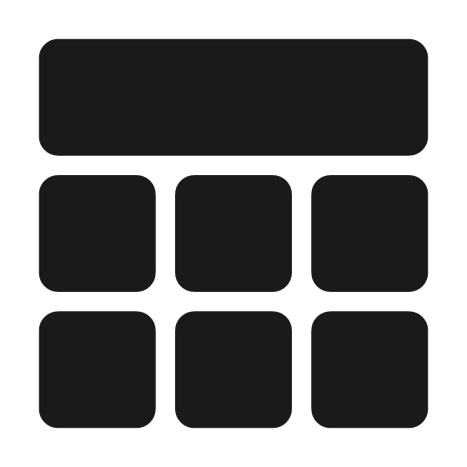 Widget width rounded icon, rounded style, from Material Symbols
