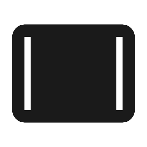 Width full icon, solid style, from Material Symbols