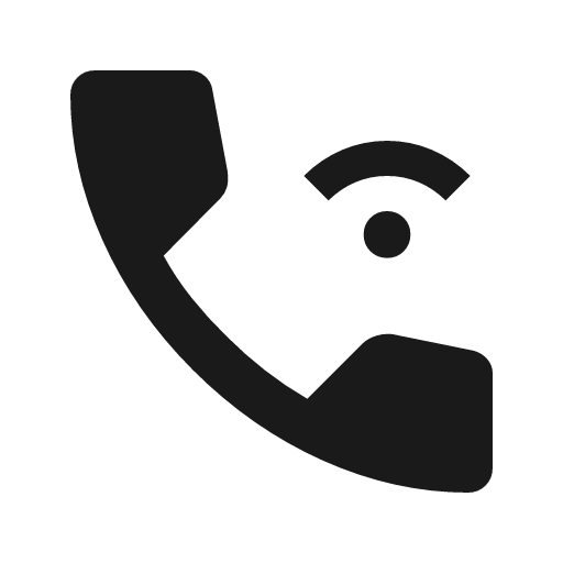 Wifi calling bar 2 icon, solid style, from Material Symbols