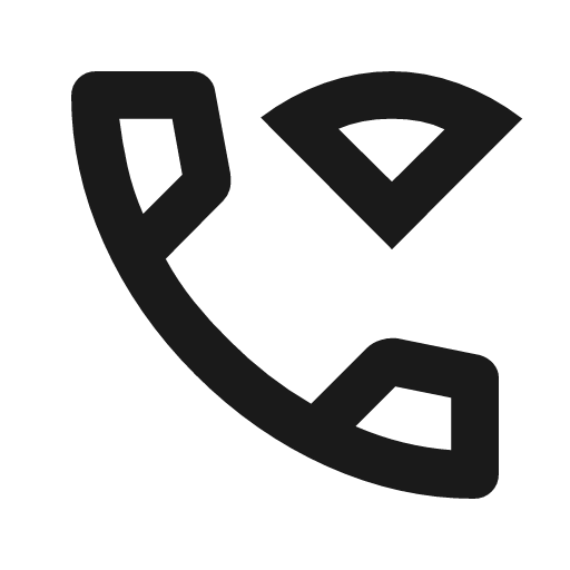 Wifi calling outline icon, outline style, from Material Symbols