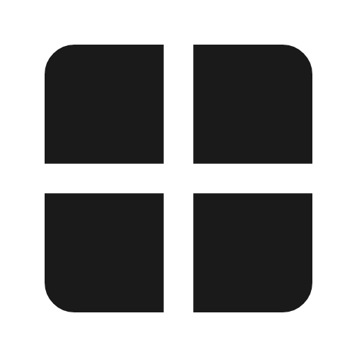 Window icon, solid style, from Material Symbols