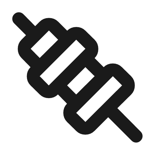 Yakitori outline rounded icon, rounded style, from Material Symbols