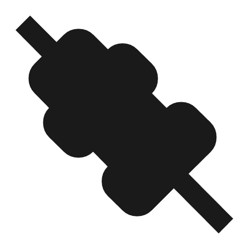 Yakitori icon, solid style, from Material Symbols
