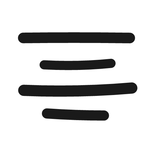 Align center icon, line style, from Matita