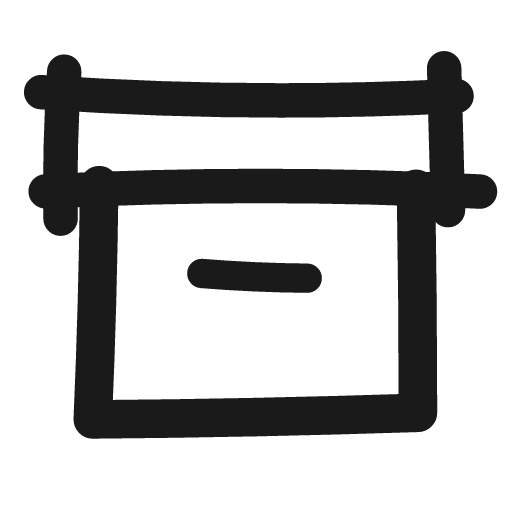 Archive icon, line style, from Matita