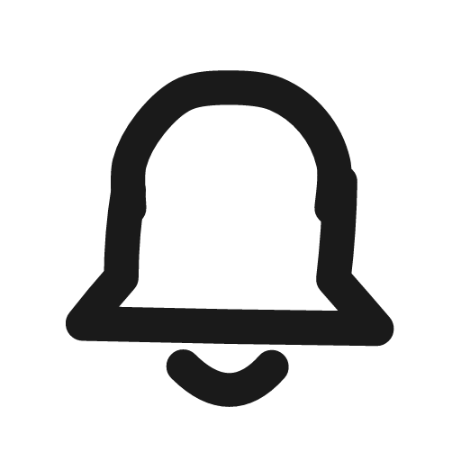 Bell icon, line style, from Matita
