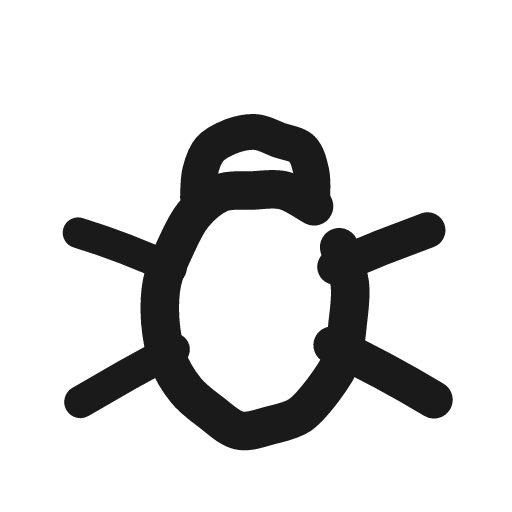 Bug icon, line style, from Matita