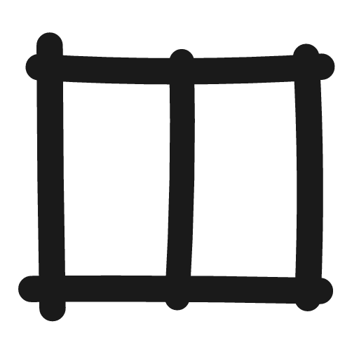 Columns icon, line style, from Matita