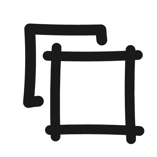 Copy icon, line style, from Matita