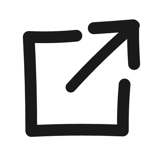 External link icon, line style, from Matita