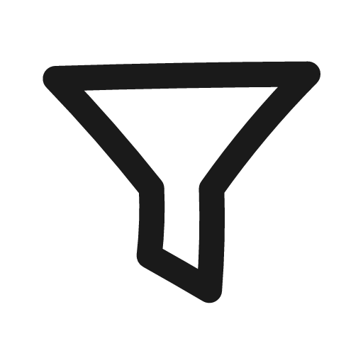 Filter icon, line style, from Matita