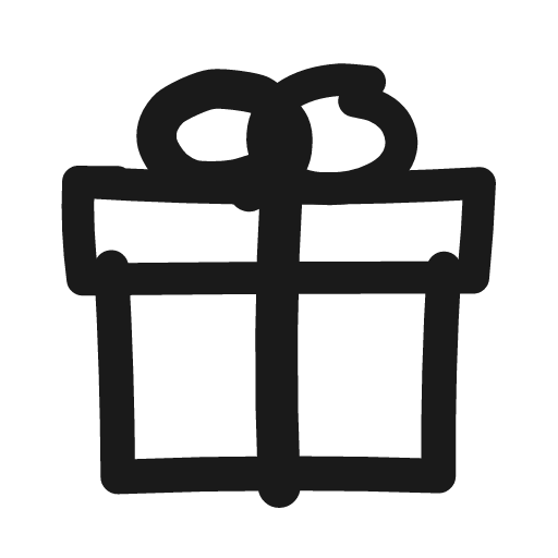 Gift icon, line style, from Matita