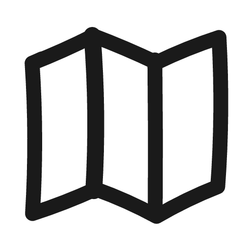 Map icon, line style, from Matita