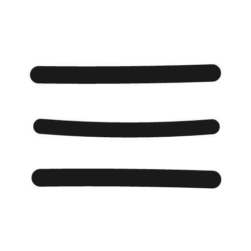 Menu icon, line style, from Matita