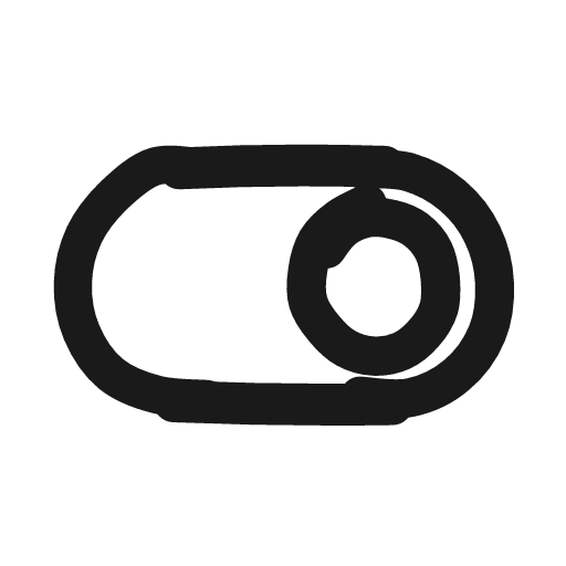 Toggle right icon, line style, from Matita