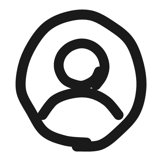 User circle icon, line style, from Matita