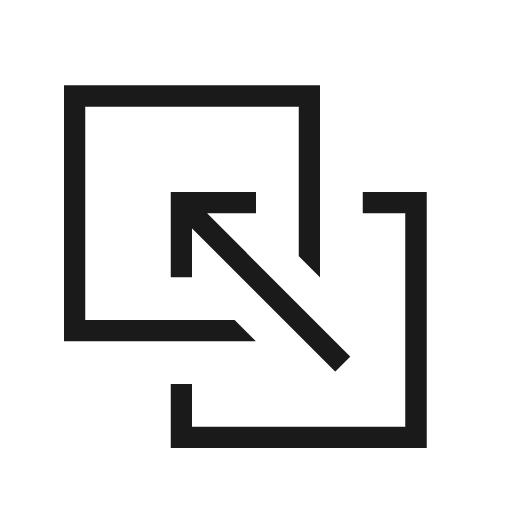 Arrange bring forward icon, solid style, from Material Design Light