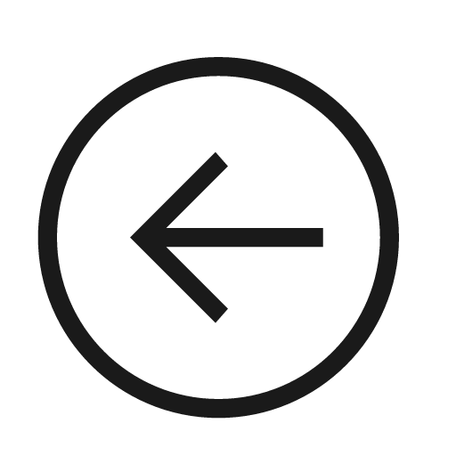 Arrow left circle icon, solid style, from Material Design Light
