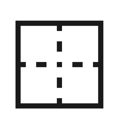 Border outside icon, solid style, from Material Design Light