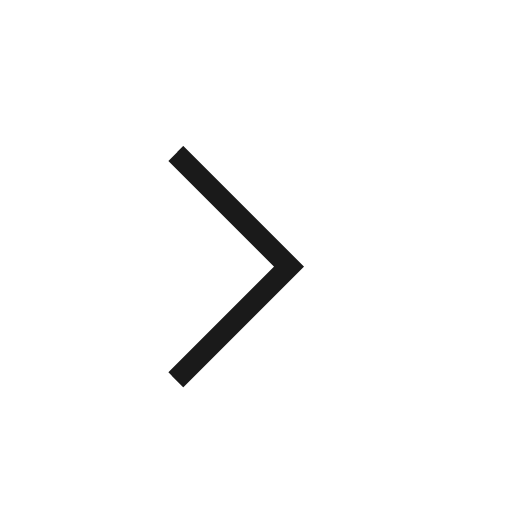 Chevron right icon, solid style, from Material Design Light