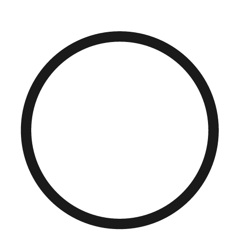 Circle icon, solid style, from Material Design Light