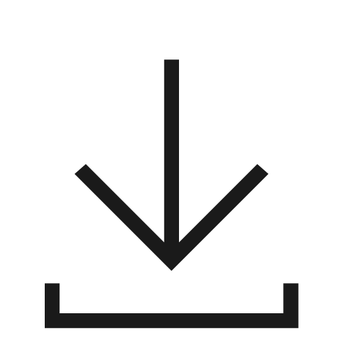 Download icon, solid style, from Material Design Light