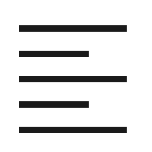 Format align left icon, solid style, from Material Design Light