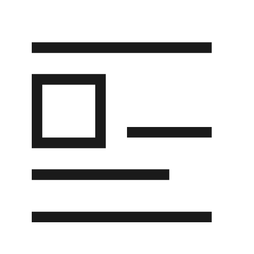 Format float none icon, solid style, from Material Design Light