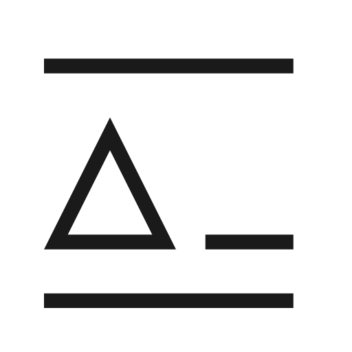 Format wrap inline icon, solid style, from Material Design Light