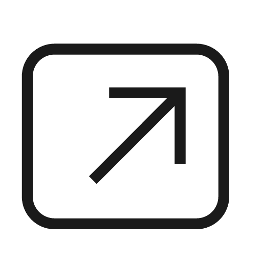 Fullscreen icon, solid style, from Material Design Light