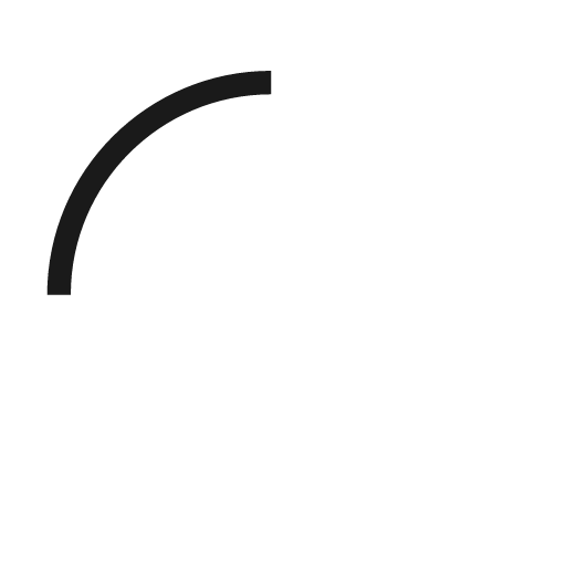 Loading icon, solid style, from Material Design Light