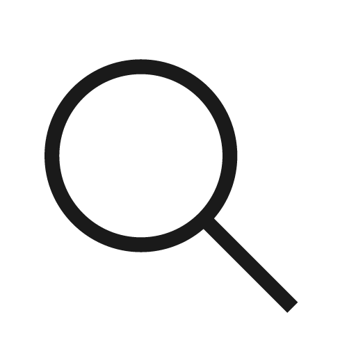 Magnify icon, solid style, from Material Design Light